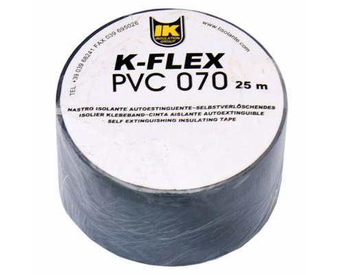Лента ПВХ PVC AT 070 38мм х 25м самоклеящаяся черный K-flex 850CG020001