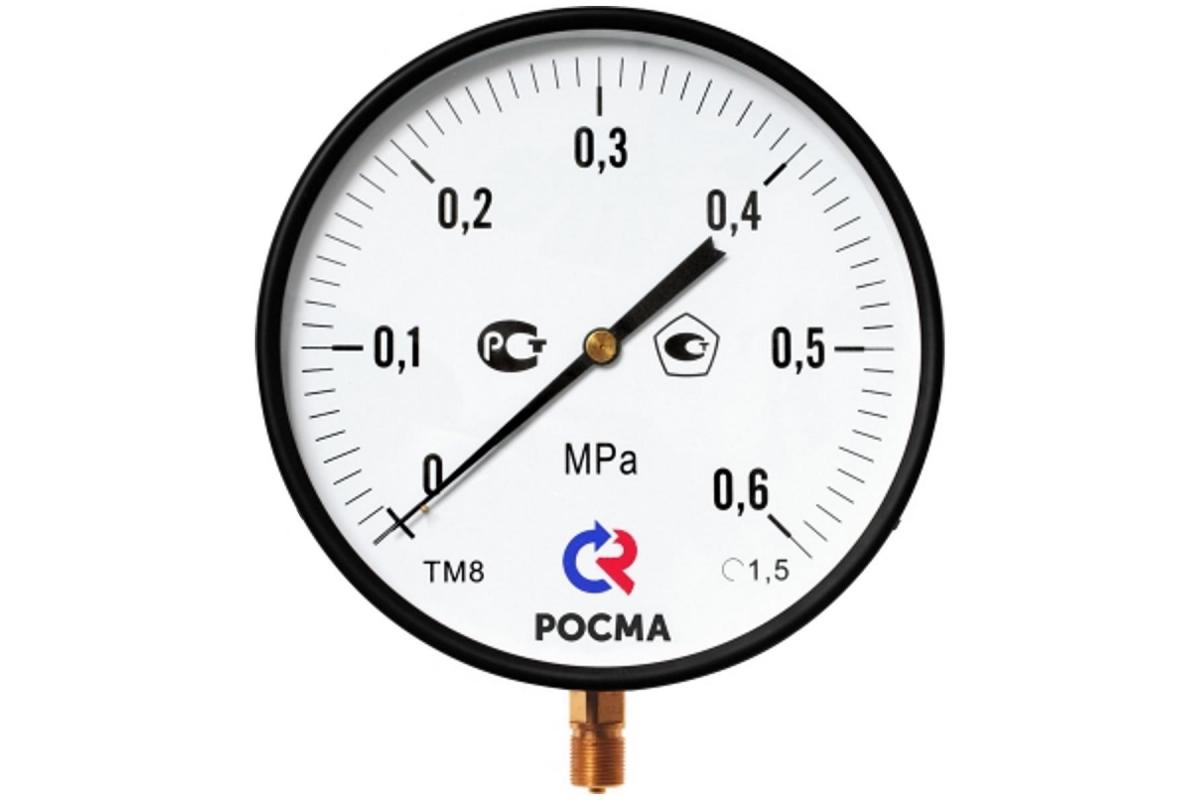 Манометры радиальные росма