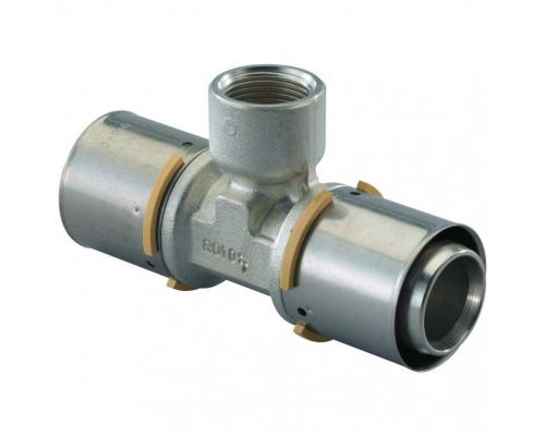 Тройник МП латунь MLC Дн 40х1/2"х40 ВР пресс Uponor 1046922