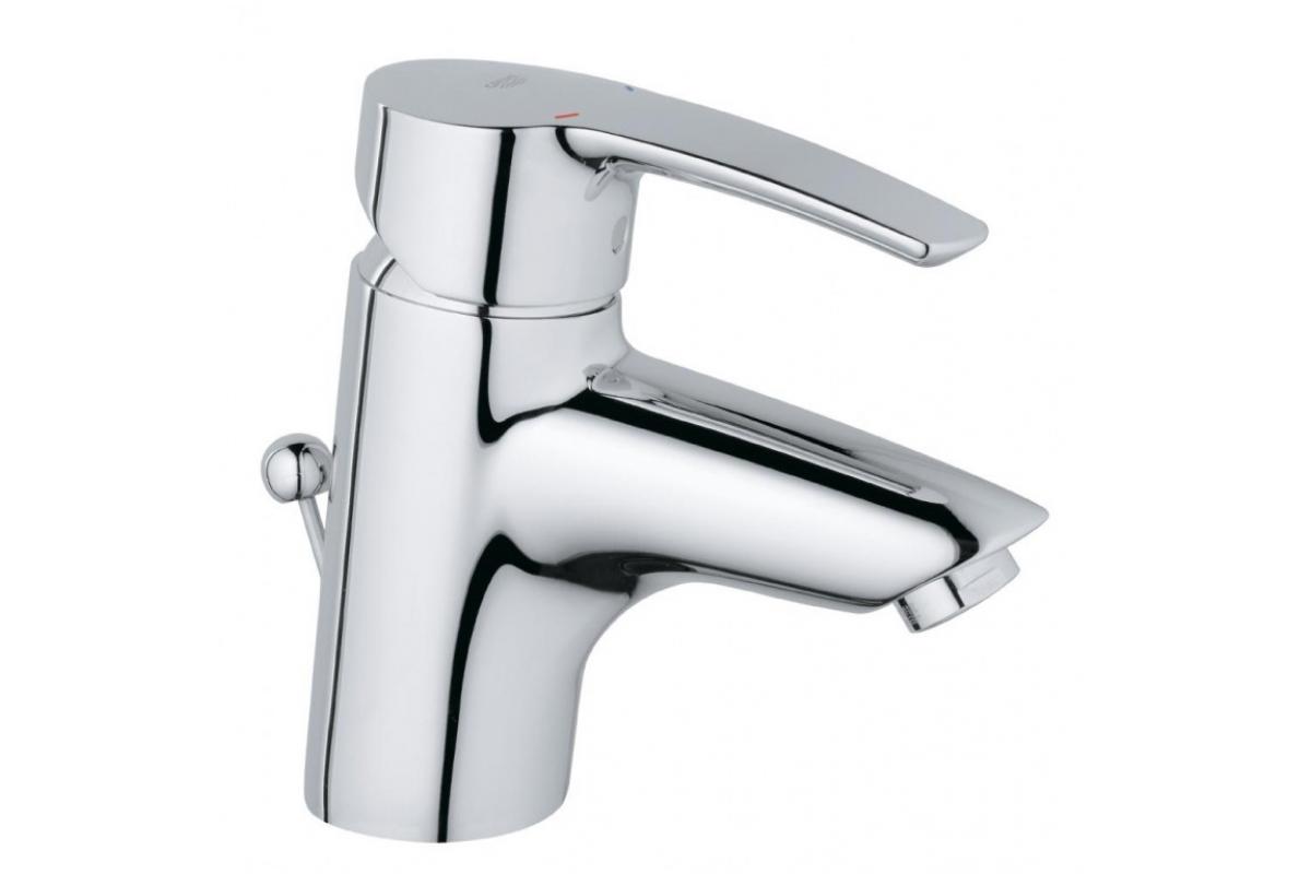 Смеситель с донным клапаном для раковины. Grohe Eurostyle 33552001.