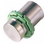 Заглушка МП латунь Дн 26 пресс Comap 780JXX - надежное решение для герметичного закрытия трубы.