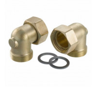 Угольник латунь FHM-AF НР/нак. гайка 1" комплект (2 шт.) Danfoss 088U0305