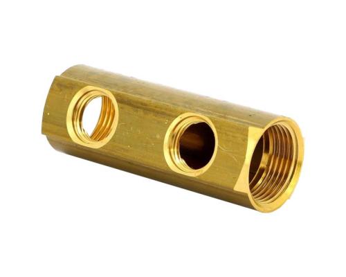 Коллектор латунный GF50040 Ду 3/4"х1/2" ВР на 12 выходов General Fittings