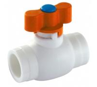 Кран pp-r шаровой бел Дн 20 бабочка mini valfex а9015-м - надежное качество для вашей системы водоснабжения.