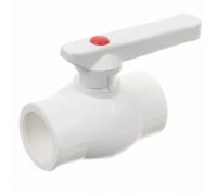 Кран pp-r шаровой белого цвета Дн 25 от VALFEX - надежное решение для вашей системы водоснабжения!