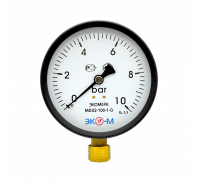 Манометр ЭКОМЕРА МД02-100мм 0..10 бар G1/2 (исп.2)