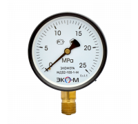 Манометр Экомера МД02-100мм 0..25МПа М20*1,5