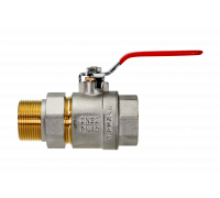 Кран шаровой BVR-FR ГОСТ Р 59553 с накидной гайкой и ниппелем DN 32 PN 40 065B8306RG Ридан