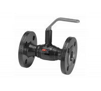 Кран шаровой JIP Premium FF фланцевый DN 20, PN 40, T макс 180 ℃, с рукояткой, корпус — сталь P235GH 065N0305G Ридан