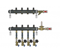 Узел распределительный этажный TDU.5R DN50-5R-32-APT25-MVT15 162L2080R