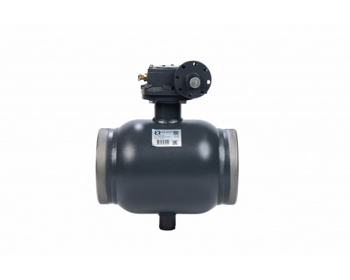 Кран шаровой RJIP Premium WW Ду 350 Ру 25 WG (приварной, с редуктором, стандартный проход) 065N0171GR Ридан