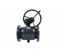 Кран шаровой RJIP Premium FF Ду 200 Ру 16 WG (фланцевый, с редуктором, стандартный проход) 065N0256GR Ридан