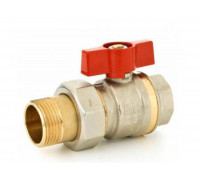 Кран шаровой BVR-FR американка полнопроходной бабочка Ду 15 PN 40 065B8203R Ридан