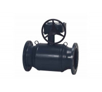 Кран шаровой JIP Premium FF фланцевый DN 150, PN 16, T макс 180 ℃, ручной редукторный привод, корпус — сталь P235GH 065N0251GG Ридан