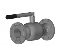 Кран шаровой  RJIP Premium FB FF DN100, PN16, H (фланцевый, с рукояткой, полнопроходной) 065N1840R Ридан