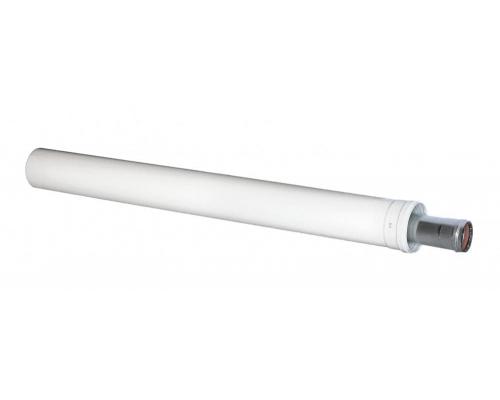 Коаксиальная труба с наконечником диам. 60/100 мм, общая длина 1000 мм, выступ дымовой трубы 250 мм - антиоблединительное исполнение, котлы BAXI