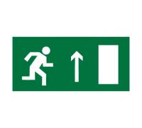 Знак Е 11 — Направление к эвакуационному выходу прямо