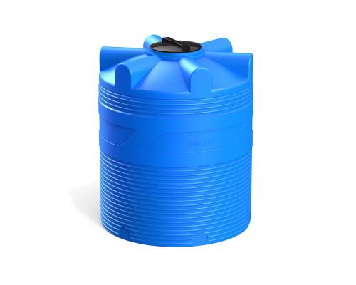 Цилиндрическая емкость V 1000 литров (синий)