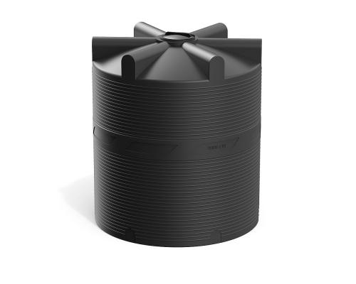 Цилиндрическая емкость V 10000 литров (черный)