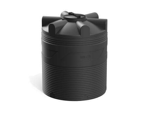 Цилиндрическая емкость V 1000 литров (черный)
