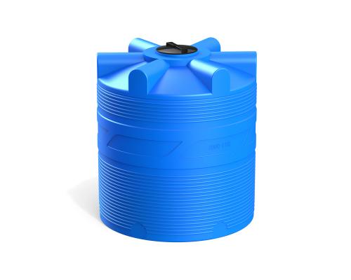 Цилиндрическая емкость V 2000 литров (синий)