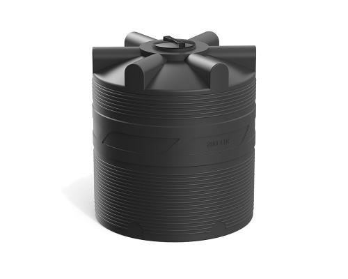 Цилиндрическая емкость V 2000 литров (черный)