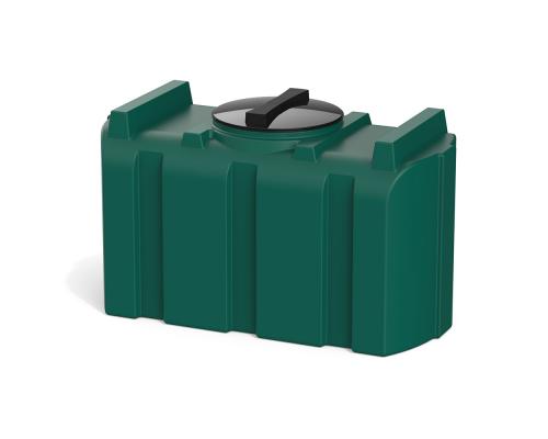 Прямоугольный бак для воды R 200 литров (зеленый)