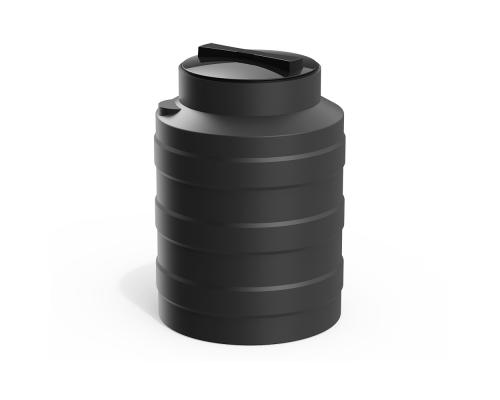Цилиндрическая емкость V 100 литров (черный)