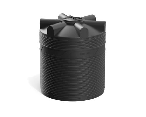 Цилиндрическая емкость V 3000 литров (черный)