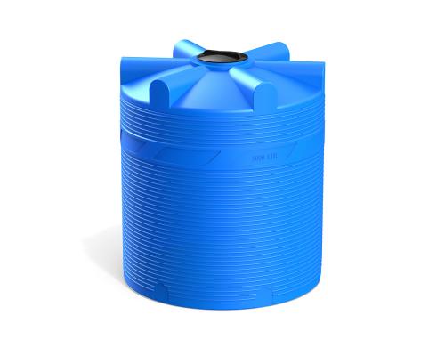 Цилиндрическая емкость V 5000 литров (синий)