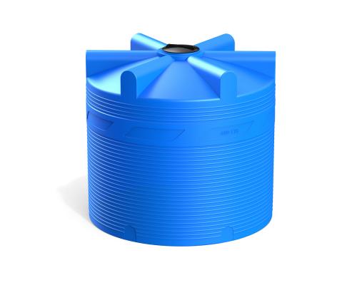 Цилиндрическая емкость V 8000 литров (синий)
