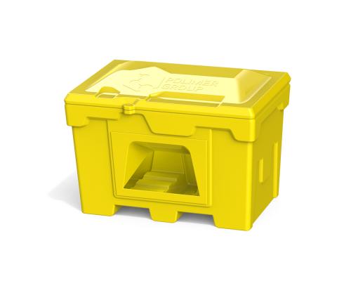 Желтый ящик 500 литров с дозатором