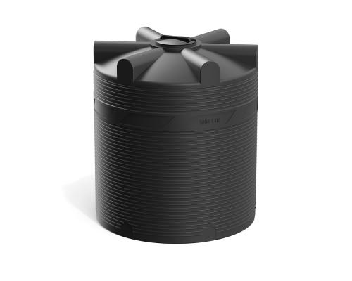 Цилиндрическая емкость V 5000 литров (черный)
