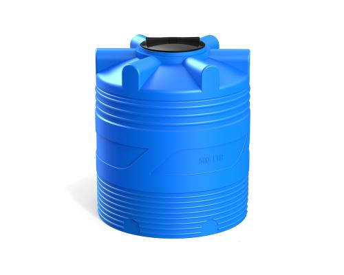 Цилиндрическая емкость V 500 литров (синий)