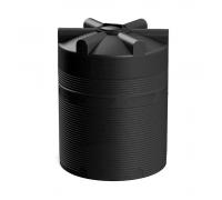 Цилиндрическая емкость V 6000 литров (черный) - идеальное решение для хранения больших объемов жидкости