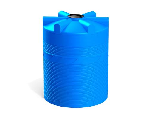 Цилиндрическая емкость V 6000 литров (синий)