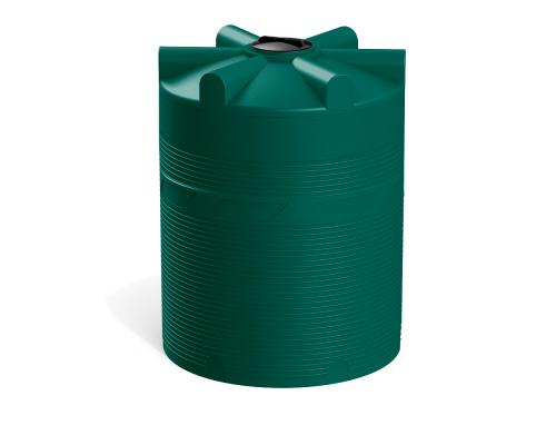 Цилиндрическая емкость V 6000 литров (зеленый)