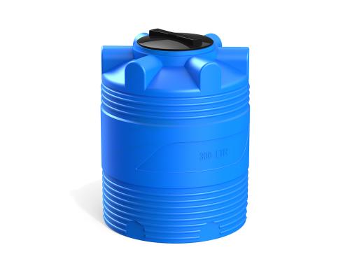 Цилиндрическая емкость V 300 литров (синий)