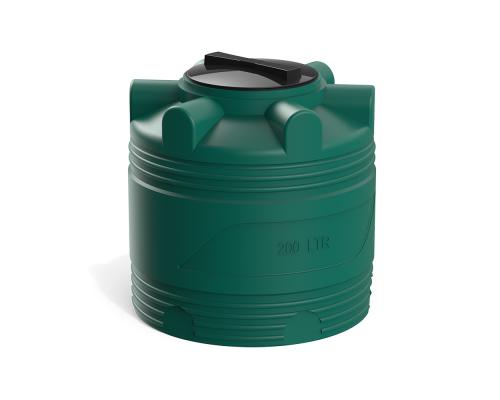 Цилиндрическая емкость V 200 литров (зеленый)