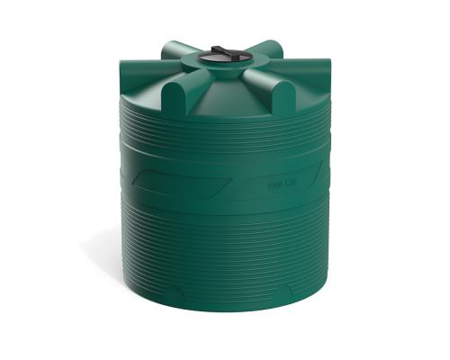 Цилиндрическая емкость V 2000 литров (зеленый)